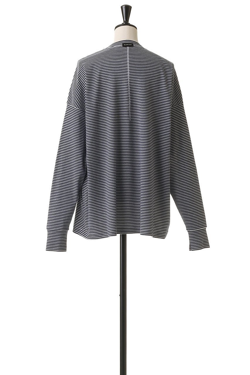 【ブラミンク/BLAMINK】のボーダーロングスリーブ 人気、トレンドファッション・服の通販 founy(ファニー) 　ファッション　Fashion　レディースファッション　Fashion for Women　トップス・カットソー　Cut & Sew Tops　シャツ・ブラウス・オフィスカジュアル　Elegant Blouses & Button-Ups　ロングTシャツ・Tシャツ　Longline T-Shirts & Tees　カットソー・ベーシックTシャツ　Cut-and-Sewn Tops / Stretch Tees & Basics　スリーブ　Sleeve, Long Sleeve / Short Sleeve　トレンド　Trend, Trending Now　ボーダー　Border, Stripe　リラックス　Relax, Relaxed Fit　ロング　Long, Long-Length　定番　Standard, Basic Item　other-4|ID: prp329100004645489 ipo3291000000036039422