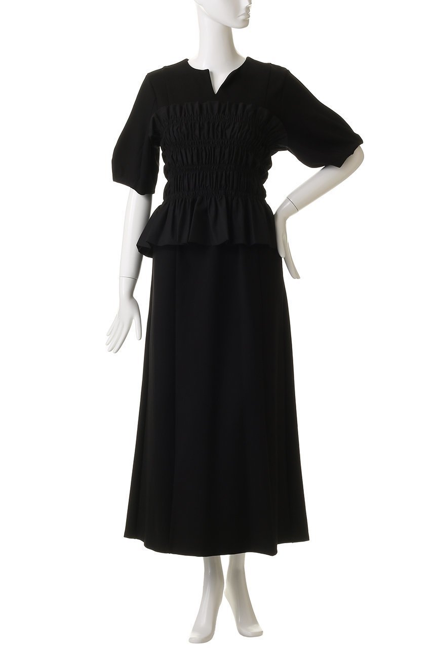 【マノフ/MANOF】のBUSTIER SET CUT ONE PIECE ワンピース 人気、トレンドファッション・服の通販 founy(ファニー) 　ファッション　Fashion　レディースファッション　Fashion for Women　ワンピース　Dresses　チュニック　Tunic Tops & Dresses　エレガント 上品　Elegant　チュニック　Tunic, Long Top　フェミニン　Feminine, Girly　ロング　Long, Long-Length　other-2|ID: prp329100004645496 ipo3291000000035862667