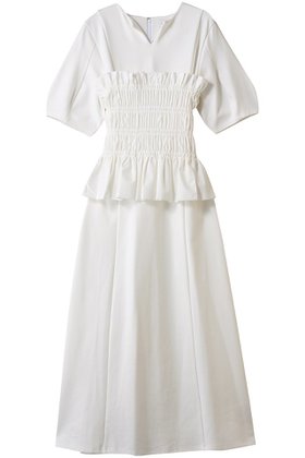 【マノフ/MANOF】 BUSTIER SET CUT ONE PIECE ワンピース人気、トレンドファッション・服の通販 founy(ファニー) ファッション Fashion レディースファッション Fashion for Women ワンピース Dresses チュニック Tunic Tops & Dresses エレガント 上品 Elegant チュニック Tunic, Long Top フェミニン Feminine, Girly ロング Long, Long-Length |ID:prp329100004645496