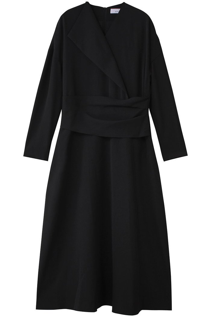 【アキラナカ/AKIRANAKA】のAgatha ラップ ウエスト ドレス インテリア・キッズ・メンズ・レディースファッション・服の通販 founy(ファニー) https://founy.com/ ファッション Fashion レディースファッション Fashion for Women ワンピース Dresses フォーマル・パーティードレス・結婚式用ドレス Elegant & Casual Dresses チュニック Tunic Tops & Dresses 2025年 2025 2025-2026秋冬・A/W Autumn/Winter 2025–26 AW25–26 チュニック Tunic, Long Top ドレス Dress, One-Piece パーティ Party, Party Style フォーマル Formal, Dressy ラップ Wrap, Wrap Design ロング Long, Long-Length A/W・秋冬 Autumn/Winter |ID: prp329100004645502 ipo3291000000033527174
