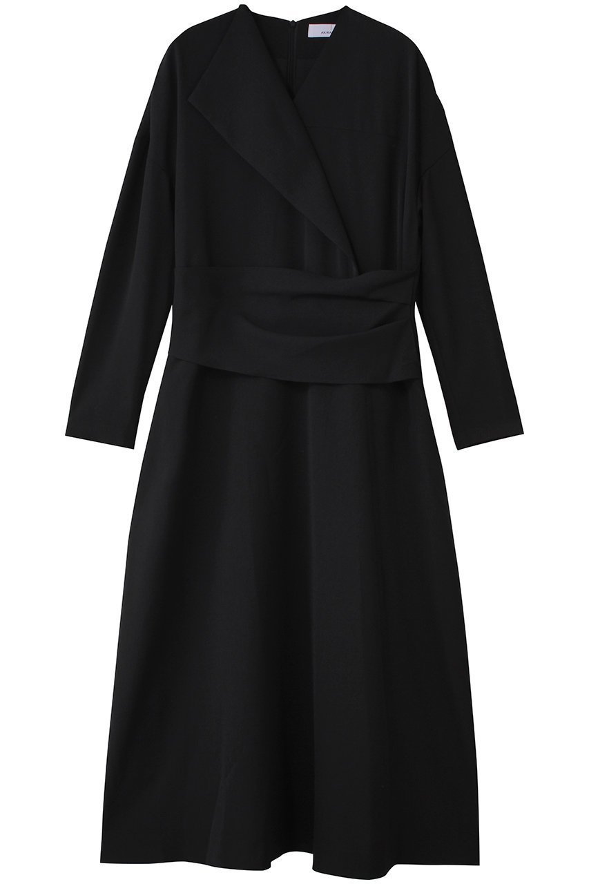 【アキラナカ/AKIRANAKA】のAgatha ラップ ウエスト ドレス 人気、トレンドファッション・服の通販 founy(ファニー) 　ファッション　Fashion　レディースファッション　Fashion for Women　ワンピース　Dresses　フォーマル・パーティードレス・結婚式用ドレス　Elegant & Casual Dresses　チュニック　Tunic Tops & Dresses　2025年　2025　2025-2026秋冬・A/W　Autumn/Winter 2025–26 AW25–26　チュニック　Tunic, Long Top　ドレス　Dress, One-Piece　パーティ　Party, Party Style　フォーマル　Formal, Dressy　ラップ　Wrap, Wrap Design　ロング　Long, Long-Length　A/W・秋冬　Autumn/Winter　 other-1|ID: prp329100004645502 ipo3291000000033527174