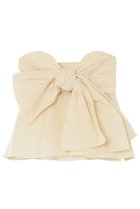 【ミラ ショーン バイ チカ キサダ/mila schon by chika kisada】のコットン オーガンジー ビスチェ 人気、トレンドファッション・服の通販 founy(ファニー) ファッション Fashion レディースファッション Fashion for Women トップス・カットソー Cut & Sew Tops キャミソール&ノースリーブ Camisoles & Sleeveless Tops シャツ・ブラウス・オフィスカジュアル Elegant Blouses & Button-Ups ビスチェ Bustiers & Corset Tops / Layered Bustier Style オーガンジー Organza Fabric シャーリング Shirring, Ruched ノースリーブ Sleeveless, No-Sleeve ビスチェ Bustier, Corset Top thumbnail ベージュ|ID: prp329100004645504 ipo3291000000036039428