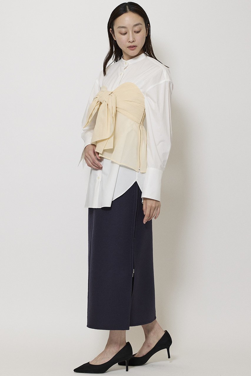 【ミラ ショーン バイ チカ キサダ/mila schon by chika kisada】のコットン オーガンジー ビスチェ 人気、トレンドファッション・服の通販 founy(ファニー) ファッション Fashion レディースファッション Fashion for Women トップス・カットソー Cut & Sew Tops キャミソール&ノースリーブ Camisoles & Sleeveless Tops シャツ・ブラウス・オフィスカジュアル Elegant Blouses & Button-Ups ビスチェ Bustiers & Corset Tops / Layered Bustier Style オーガンジー Organza Fabric シャーリング Shirring, Ruched ノースリーブ Sleeveless, No-Sleeve ビスチェ Bustier, Corset Top other-7|ID: prp329100004645504 ipo3291000000036039449