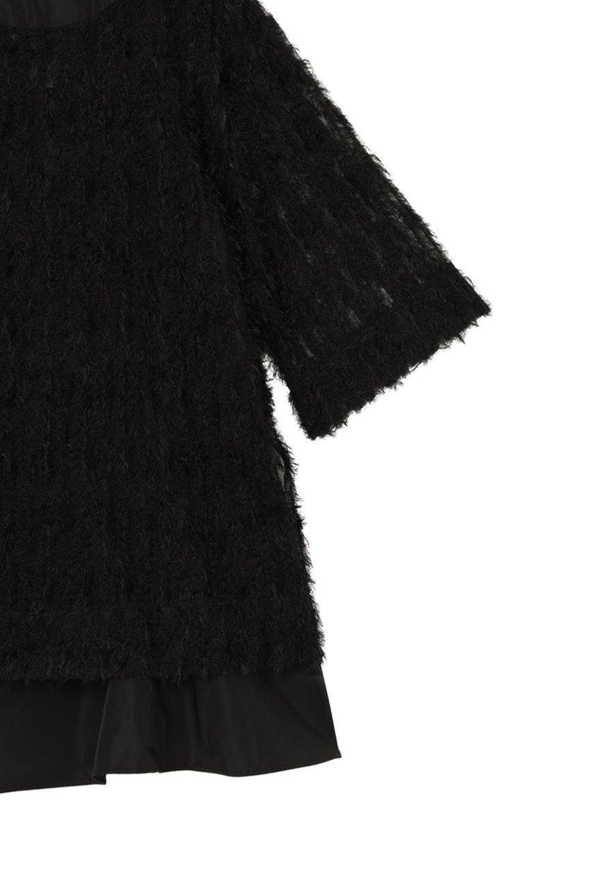 【ミラ ショーン バイ チカ キサダ/mila schon by chika kisada】のチュール フリンジブラウス 人気、トレンドファッション・服の通販 founy(ファニー) ファッション Fashion レディースファッション Fashion for Women トップス・カットソー Cut & Sew Tops シャツ・ブラウス・オフィスカジュアル Elegant Blouses & Button-Ups おすすめ Recommended / Our Picks インナー Innerwear ショート Short, Short Length ジャカード/ジャガード Jacquard, Woven Pattern スリーブ Sleeve, Long Sleeve / Short Sleeve セットアップ Set-Up, Coordinated Outfit タフタ Taffeta, Structured Fabric チュール Tulip, Tulip Motif フリンジ Fringe, Tassel エレガント 上品 Elegant 旅行 Travel other-4|ID: prp329100004645505 ipo3291000000036039456