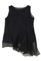 【ミラ ショーン バイ チカ キサダ/mila schon by chika kisada】のアシンメトリー オーガンジーブラウス 人気、トレンドファッション・服の通販 founy(ファニー) ファッション Fashion レディースファッション Fashion for Women トップス・カットソー Cut & Sew Tops キャミソール&ノースリーブ Camisoles & Sleeveless Tops シャツ・ブラウス・オフィスカジュアル Elegant Blouses & Button-Ups おすすめ Recommended / Our Picks アシンメトリー Asymmetrical Style オーガンジー Organza Fabric セットアップ Set-Up, Coordinated Outfit タフタ Taffeta, Structured Fabric ノースリーブ Sleeveless, No-Sleeve |ID:prp329100004645506