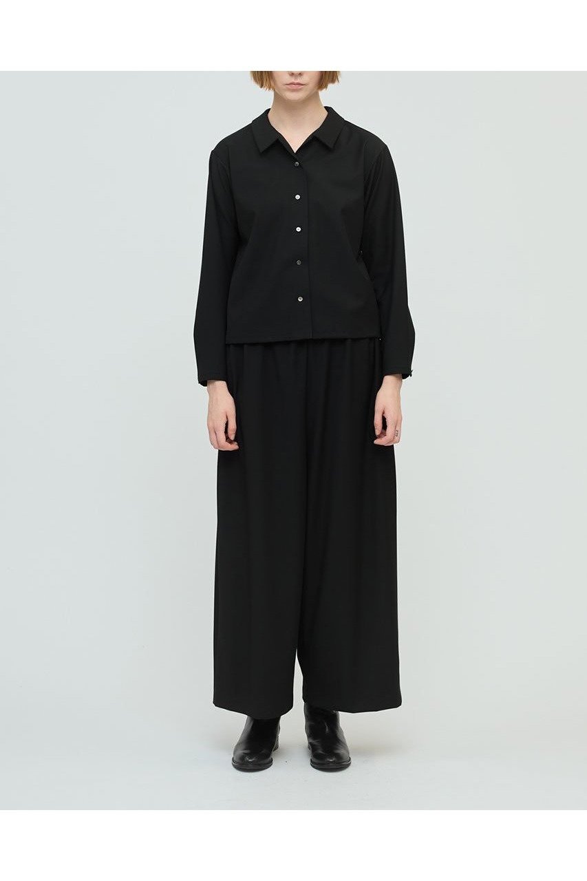 【ミズイロ インド/mizuiro ind】のT/R basic shirt シャツ 人気、トレンドファッション・服の通販 founy(ファニー) 　ファッション　Fashion　レディースファッション　Fashion for Women　トップス・カットソー　Cut & Sew Tops　シャツ・ブラウス・オフィスカジュアル　Elegant Blouses & Button-Ups　2025年　2025　2025-2026秋冬・A/W　Autumn/Winter 2025–26 AW25–26　コンパクト　Compact, Small Size　シンプル　Simple, Minimal　ストレッチ　Stretch, Stretchy Fabric　スリーブ　Sleeve, Long Sleeve / Short Sleeve　ベーシック　Basic, Essential　ロング　Long, Long-Length　エレガント 上品　Elegant　A/W・秋冬　Autumn/Winter　other-6|ID: prp329100004645507 ipo3291000000033527254