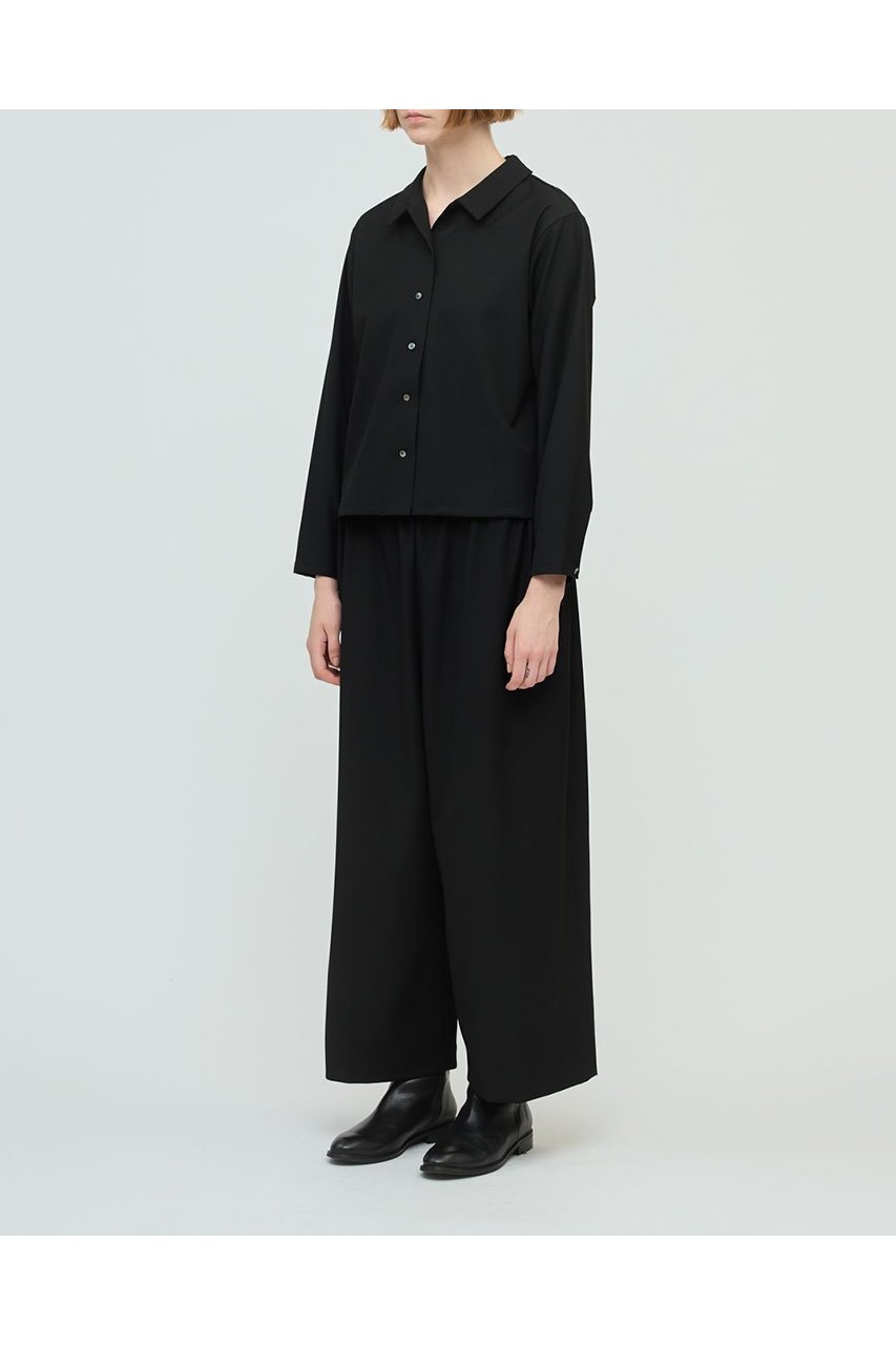 【ミズイロ インド/mizuiro ind】のT/R basic shirt シャツ 人気、トレンドファッション・服の通販 founy(ファニー) 　ファッション　Fashion　レディースファッション　Fashion for Women　トップス・カットソー　Cut & Sew Tops　シャツ・ブラウス・オフィスカジュアル　Elegant Blouses & Button-Ups　2025年　2025　2025-2026秋冬・A/W　Autumn/Winter 2025–26 AW25–26　コンパクト　Compact, Small Size　シンプル　Simple, Minimal　ストレッチ　Stretch, Stretchy Fabric　スリーブ　Sleeve, Long Sleeve / Short Sleeve　ベーシック　Basic, Essential　ロング　Long, Long-Length　エレガント 上品　Elegant　A/W・秋冬　Autumn/Winter　other-7|ID: prp329100004645507 ipo3291000000033527255