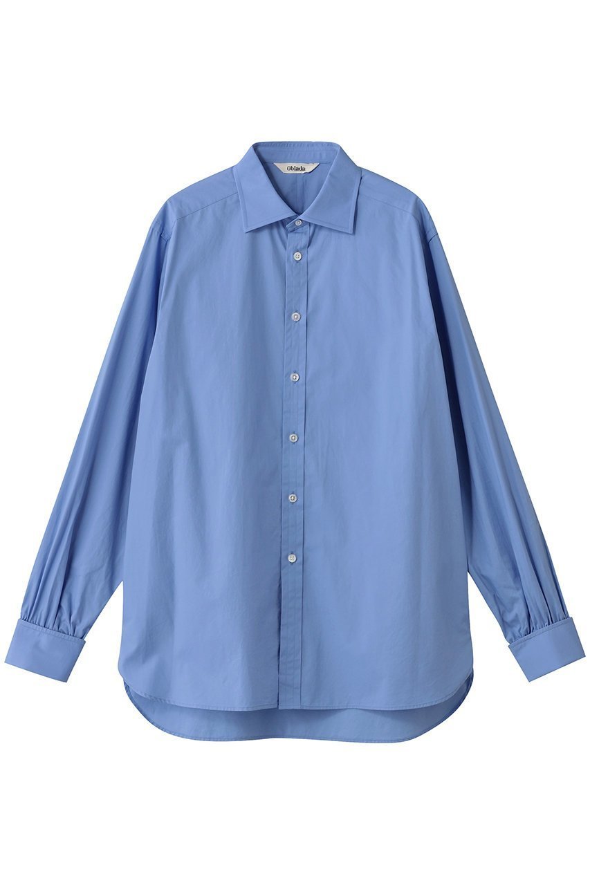 【オブラダ/Oblada】のJERMYN シャツ インテリア・キッズ・メンズ・レディースファッション・服の通販 founy(ファニー) 　ファッション　Fashion　レディースファッション　Fashion for Women　トップス・カットソー　Cut & Sew Tops　シャツ・ブラウス・オフィスカジュアル　Elegant Blouses & Button-Ups　2025年　2025　2025-2026秋冬・A/W　Autumn/Winter 2025–26 AW25–26　スリーブ　Sleeve, Long Sleeve / Short Sleeve　ドレス　Dress, One-Piece　メンズ　Men's, Menswear　ロング　Long, Long-Length　A/W・秋冬　Autumn/Winter　ブルー|ID: prp329100004645509 ipo3291000000033527272