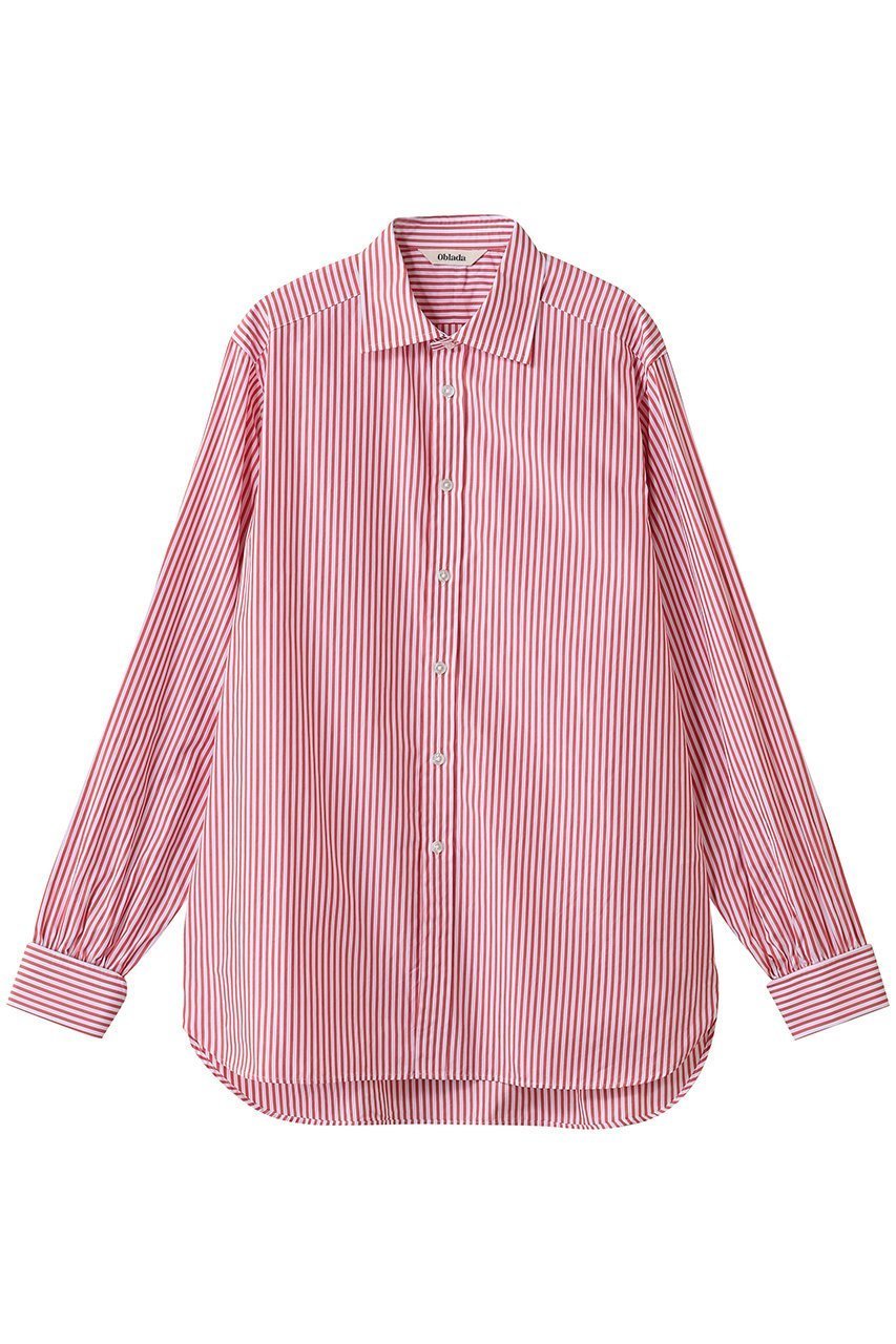【オブラダ/Oblada】のJERMYN シャツ インテリア・キッズ・メンズ・レディースファッション・服の通販 founy(ファニー) 　ファッション　Fashion　レディースファッション　Fashion for Women　トップス・カットソー　Cut & Sew Tops　シャツ・ブラウス・オフィスカジュアル　Elegant Blouses & Button-Ups　2025年　2025　2025-2026秋冬・A/W　Autumn/Winter 2025–26 AW25–26　スリーブ　Sleeve, Long Sleeve / Short Sleeve　ドレス　Dress, One-Piece　メンズ　Men's, Menswear　ロング　Long, Long-Length　A/W・秋冬　Autumn/Winter　ストライプ|ID: prp329100004645509 ipo3291000000033527274