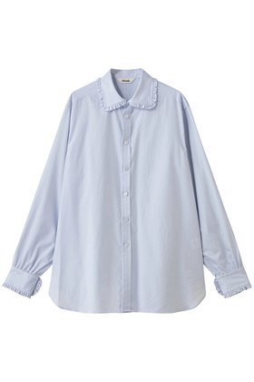 【オブラダ/Oblada】のGLANCE シャツ 人気、トレンドファッション・服の通販 founy(ファニー) ファッション Fashion レディースファッション Fashion for Women トップス・カットソー Cut & Sew Tops シャツ・ブラウス・オフィスカジュアル Elegant Blouses & Button-Ups 2025年 2025 2025-2026秋冬・A/W Autumn/Winter 2025–26 AW25–26 スウェット / スエット Sweatshirt, Sweatwear スリーブ Sleeve, Long Sleeve / Short Sleeve デニム Denim, Jeans Material バランス Balance, Style Balance フリル Frill, Ruffle ロング Long, Long-Length A/W・秋冬 Autumn/Winter |ID:prp329100004645510