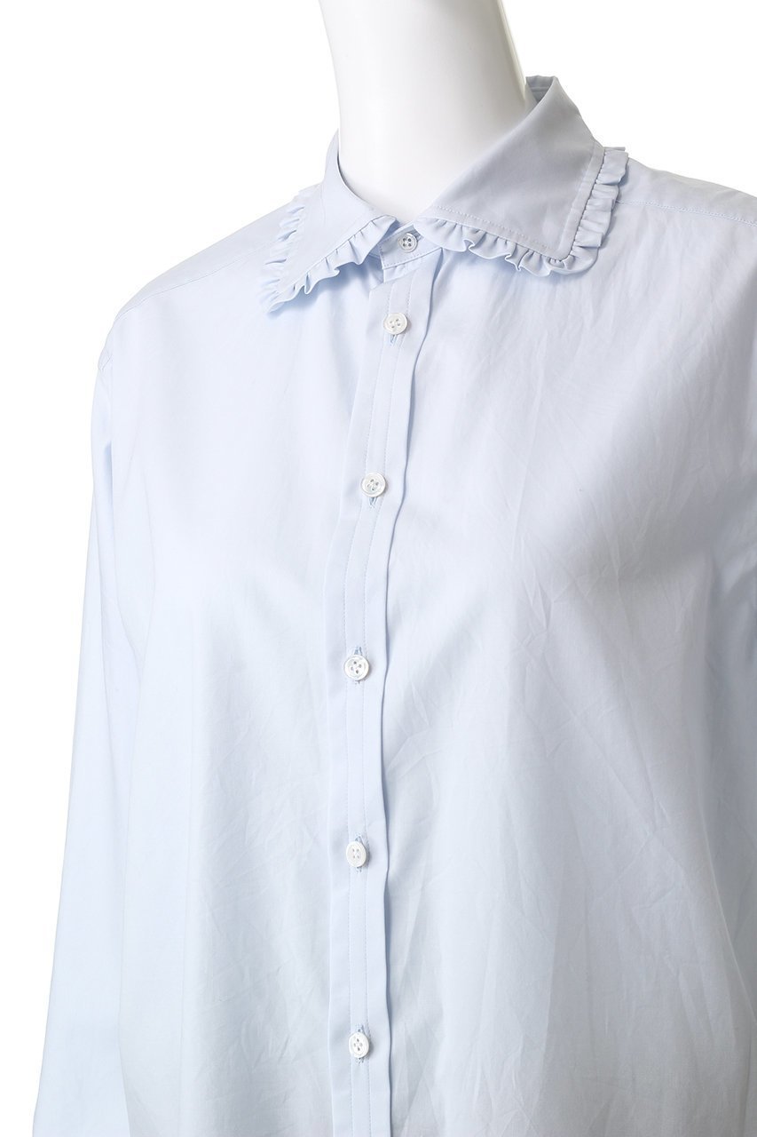 【オブラダ/Oblada】のGLANCE シャツ 人気、トレンドファッション・服の通販 founy(ファニー) 　ファッション　Fashion　レディースファッション　Fashion for Women　トップス・カットソー　Cut & Sew Tops　シャツ・ブラウス・オフィスカジュアル　Elegant Blouses & Button-Ups　2025年　2025　2025-2026秋冬・A/W　Autumn/Winter 2025–26 AW25–26　スウェット / スエット　Sweatshirt, Sweatwear　スリーブ　Sleeve, Long Sleeve / Short Sleeve　デニム　Denim, Jeans Material　バランス　Balance, Style Balance　フリル　Frill, Ruffle　ロング　Long, Long-Length　A/W・秋冬　Autumn/Winter　other-5|ID: prp329100004645510 ipo3291000000033527293