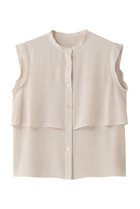 【アルアバイル/allureville】のジョーゼットオーバーラップブラウス 人気、トレンドファッション・服の通販 founy(ファニー) ファッション Fashion レディースファッション Fashion for Women トップス・カットソー Cut & Sew Tops キャミソール&ノースリーブ Camisoles & Sleeveless Tops シャツ・ブラウス・オフィスカジュアル Elegant Blouses & Button-Ups 2025年 2025 2025-2026秋冬・A/W Autumn/Winter 2025–26 AW25–26 シアー Sheer, See-Through シンプル Simple, Minimal ジャケット Jacket, Outerwear ジョーゼット Georgette, Semi-Sheer Fabric ノースリーブ Sleeveless, No-Sleeve エレガント 上品 Elegant A/W・秋冬 Autumn/Winter thumbnail ベージュ|ID: prp329100004645514 ipo3291000000033527329