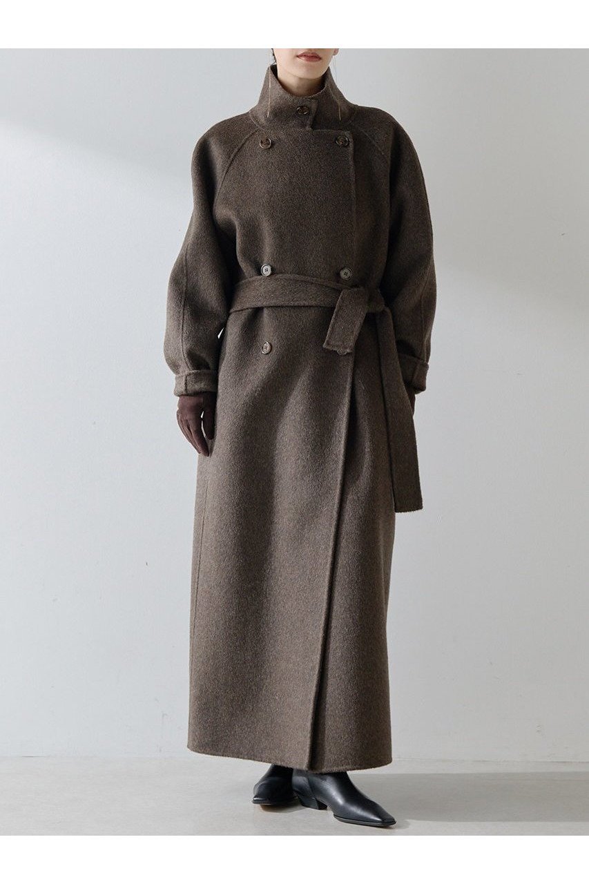 【ウィムガゼット/Whim Gazette】の【Christian AKS】Wool Double Coat 人気、トレンドファッション・服の通販 founy(ファニー) 　ファッション　Fashion　レディースファッション　Fashion for Women　アウター　Coat / Outerwear Collection　コート・ロングコート・ピーコート　Long Coats, Peacoats & More　シンプル　Simple, Minimal　バランス　Balance, Style Balance　ミックス　Mix, Mixed Style　ロング　Long, Long-Length　A/W・秋冬　Autumn/Winter　エレガント 上品　Elegant　2025年　2025　2025-2026秋冬・A/W　Autumn/Winter 2025–26 AW25–26　other-2|ID: prp329100004645517 ipo3291000000033527354