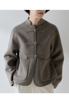 【ウィムガゼット/Whim Gazette】の【Christian AKS】Wool China Jacket 人気、トレンドファッション・服の通販 founy(ファニー) ファッション Fashion レディースファッション Fashion for Women アウター Coat / Outerwear Collection レディースジャケット・軽アウター Jackets クラシック Classic, Timeless Style ショート Short, Short Length シンプル Simple, Minimal ジャケット Jacket, Outerwear モダン Modern, Contemporary A/W・秋冬 Autumn/Winter 2025年 2025 2025-2026秋冬・A/W Autumn/Winter 2025–26 AW25–26 thumbnail モカ|ID: prp329100004645521 ipo3291000000033527380