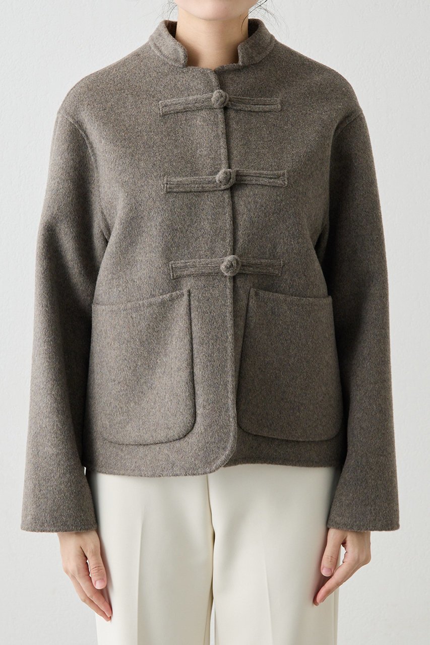 【ウィムガゼット/Whim Gazette】の【Christian AKS】Wool China Jacket 人気、トレンドファッション・服の通販 founy(ファニー) 　ファッション　Fashion　レディースファッション　Fashion for Women　アウター　Coat / Outerwear Collection　レディースジャケット・軽アウター　Jackets　クラシック　Classic, Timeless Style　ショート　Short, Short Length　シンプル　Simple, Minimal　ジャケット　Jacket, Outerwear　モダン　Modern, Contemporary　A/W・秋冬　Autumn/Winter　2025年　2025　2025-2026秋冬・A/W　Autumn/Winter 2025–26 AW25–26　other-6|ID: prp329100004645521 ipo3291000000033527385