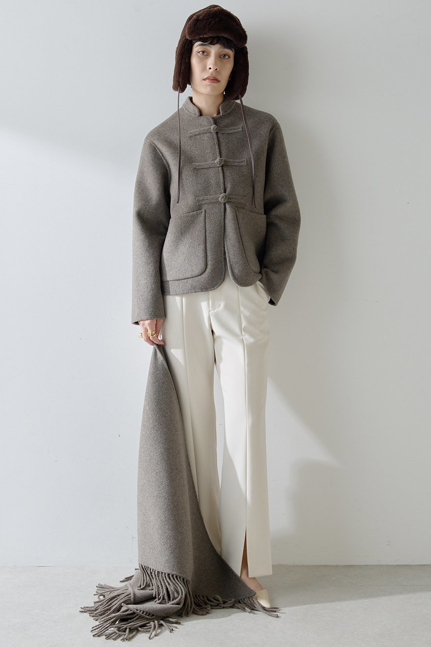 【ウィムガゼット/Whim Gazette】の【Christian AKS】Wool China Jacket 人気、トレンドファッション・服の通販 founy(ファニー) 　ファッション　Fashion　レディースファッション　Fashion for Women　アウター　Coat / Outerwear Collection　レディースジャケット・軽アウター　Jackets　クラシック　Classic, Timeless Style　ショート　Short, Short Length　シンプル　Simple, Minimal　ジャケット　Jacket, Outerwear　モダン　Modern, Contemporary　other-5|ID: prp329100004645521 ipo3291000000036103829