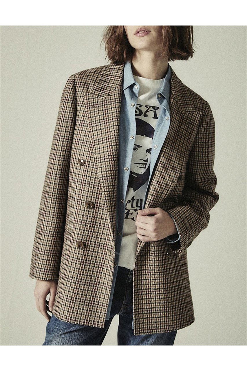 【クチュールドアダム/COUTURE D'ADAM】のスコティッシュダブルジャケット 人気、トレンドファッション・服の通販 founy(ファニー) 　ファッション　Fashion　レディースファッション　Fashion for Women　アウター　Coat / Outerwear Collection　レディースジャケット・軽アウター　Jackets　2025年　2025　2025-2026秋冬・A/W　Autumn/Winter 2025–26 AW25–26　クラシカル　Classical, Vintage-Inspired　ジャケット　Jacket, Outerwear　バランス　Balance, Style Balance　マニッシュ　Mannish, Boyish　A/W・秋冬　Autumn/Winter　other-8|ID: prp329100004645524 ipo3291000000033527414