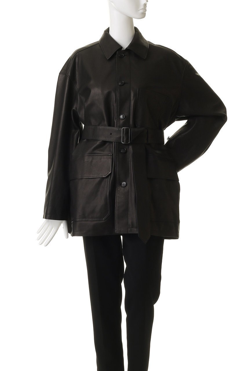 【イレーヴ/YLEVE】のSHEEP レザー カバーオール ジャケット 人気、トレンドファッション・服の通販 founy(ファニー) 　ファッション　Fashion　レディースファッション　Fashion for Women　アウター　Coat / Outerwear Collection　レディースジャケット・軽アウター　Jackets　2025年　2025　2025-2026秋冬・A/W　Autumn/Winter 2025–26 AW25–26　クラシカル　Classical, Vintage-Inspired　ジャケット　Jacket, Outerwear　ハーフ　Half, Half-Length　A/W・秋冬　Autumn/Winter　other-2|ID: prp329100004645525 ipo3291000000033527420