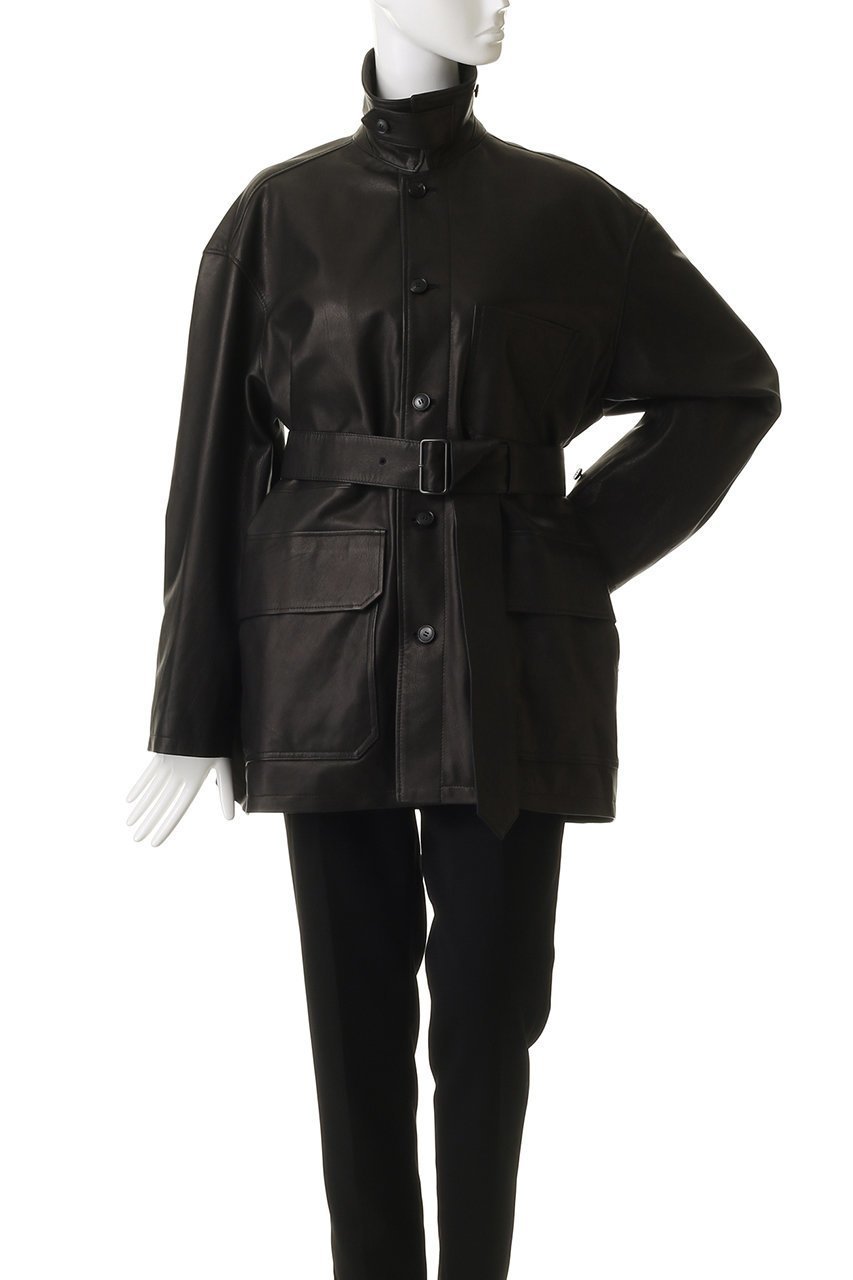【イレーヴ/YLEVE】のSHEEP レザー カバーオール ジャケット 人気、トレンドファッション・服の通販 founy(ファニー) 　ファッション　Fashion　レディースファッション　Fashion for Women　アウター　Coat / Outerwear Collection　レディースジャケット・軽アウター　Jackets　2025年　2025　2025-2026秋冬・A/W　Autumn/Winter 2025–26 AW25–26　クラシカル　Classical, Vintage-Inspired　ジャケット　Jacket, Outerwear　ハーフ　Half, Half-Length　A/W・秋冬　Autumn/Winter　other-7|ID: prp329100004645525 ipo3291000000033527425
