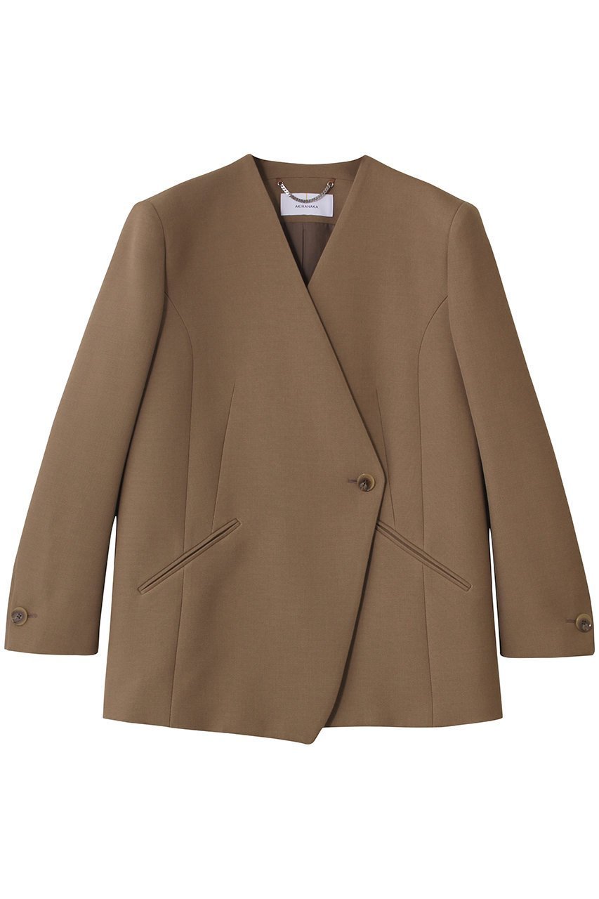 【アキラナカ/AKIRANAKA】のThelma ジャケット インテリア・キッズ・メンズ・レディースファッション・服の通販 founy(ファニー) 　ファッション　Fashion　レディースファッション　Fashion for Women　アウター　Coat / Outerwear Collection　レディースジャケット・軽アウター　Jackets　2025年　2025　2025-2026秋冬・A/W　Autumn/Winter 2025–26 AW25–26　オケージョン　Occasion Wear　ジャケット　Jacket, Outerwear　ビジネス 仕事 通勤　Business / Work / Commuting　A/W・秋冬　Autumn/Winter　ベージュ|ID: prp329100004645526 ipo3291000000033527432