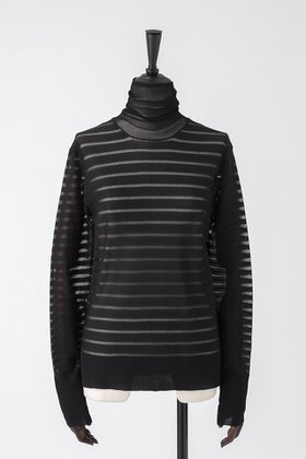 【オーヴィル/EAUVIRE】のシアーボーダータートルネックニットプルオーバー 人気、トレンドファッション・服の通販 founy(ファニー) ファッション Fashion レディースファッション Fashion for Women トップス・カットソー Cut & Sew Tops ニット Knit Tops & Sweaters カジュアルプルオーバー・ニットトップス Pullovers & Knit Tops / Casual Pullovers タートルネック・ハイネックトップス Turtlenecks & High-Neck Tops インナー Innerwear シルク Silk, 100% Silk シンプル Simple, Minimal タートルネック Turtleneck, High Neck ボーダー Border, Stripe 新作・新入荷 New Arrivals / New In |ID:prp329100004645531