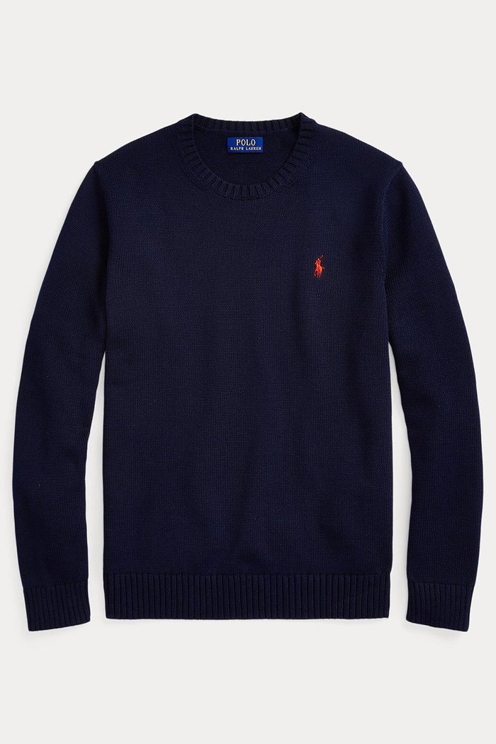 【ラルフローレン/RALPH LAUREN / MEN】の【MEN】【POLO RALPH LAUREN】コットン クルーネック セーター インテリア・キッズ・メンズ・レディースファッション・服の通販 founy(ファニー) https://founy.com/ ファッション Fashion メンズファッション Fashion for Men トップス・カットソー Cut & Sew Tops ニット・セーター / 定番トップス Knit Tops & Sweaters 2025年 2025 2025-2026秋冬・A/W Autumn/Winter 2025–26 AW25–26 セーター Sweater, Knitwear ベーシック Basic, Essential エレガント 上品 Elegant A/W・秋冬 Autumn/Winter |ID: prp329100004645535 ipo3291000000033527528