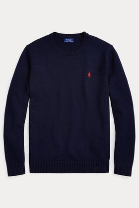 【ラルフローレン/RALPH LAUREN / MEN】の【MEN】【POLO RALPH LAUREN】コットン クルーネック セーター 人気、トレンドファッション・服の通販 founy(ファニー) ファッション Fashion メンズファッション Fashion for Men トップス・カットソー Cut & Sew Tops ニット・セーター / 定番トップス Knit Tops & Sweaters 2025年 2025 2025-2026秋冬・A/W Autumn/Winter 2025–26 AW25–26 セーター Sweater, Knitwear ベーシック Basic, Essential エレガント 上品 Elegant A/W・秋冬 Autumn/Winter |ID:prp329100004645535