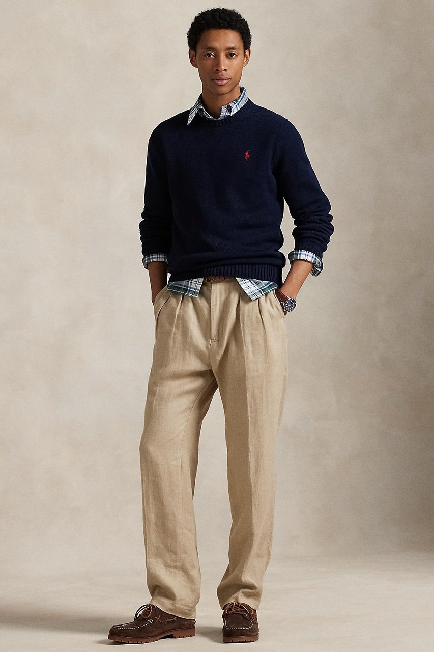 【ラルフローレン/RALPH LAUREN / MEN】の【MEN】【POLO RALPH LAUREN】コットン クルーネック セーター 人気、トレンドファッション・服の通販 founy(ファニー) 　ファッション　Fashion　メンズファッション　Fashion for Men　トップス・カットソー　Cut & Sew Tops　ニット・セーター / 定番トップス　Knit Tops & Sweaters　2025年　2025　2025-2026秋冬・A/W　Autumn/Winter 2025–26 AW25–26　セーター　Sweater, Knitwear　ベーシック　Basic, Essential　エレガント 上品　Elegant　A/W・秋冬　Autumn/Winter　other-3|ID: prp329100004645535 ipo3291000000033527533