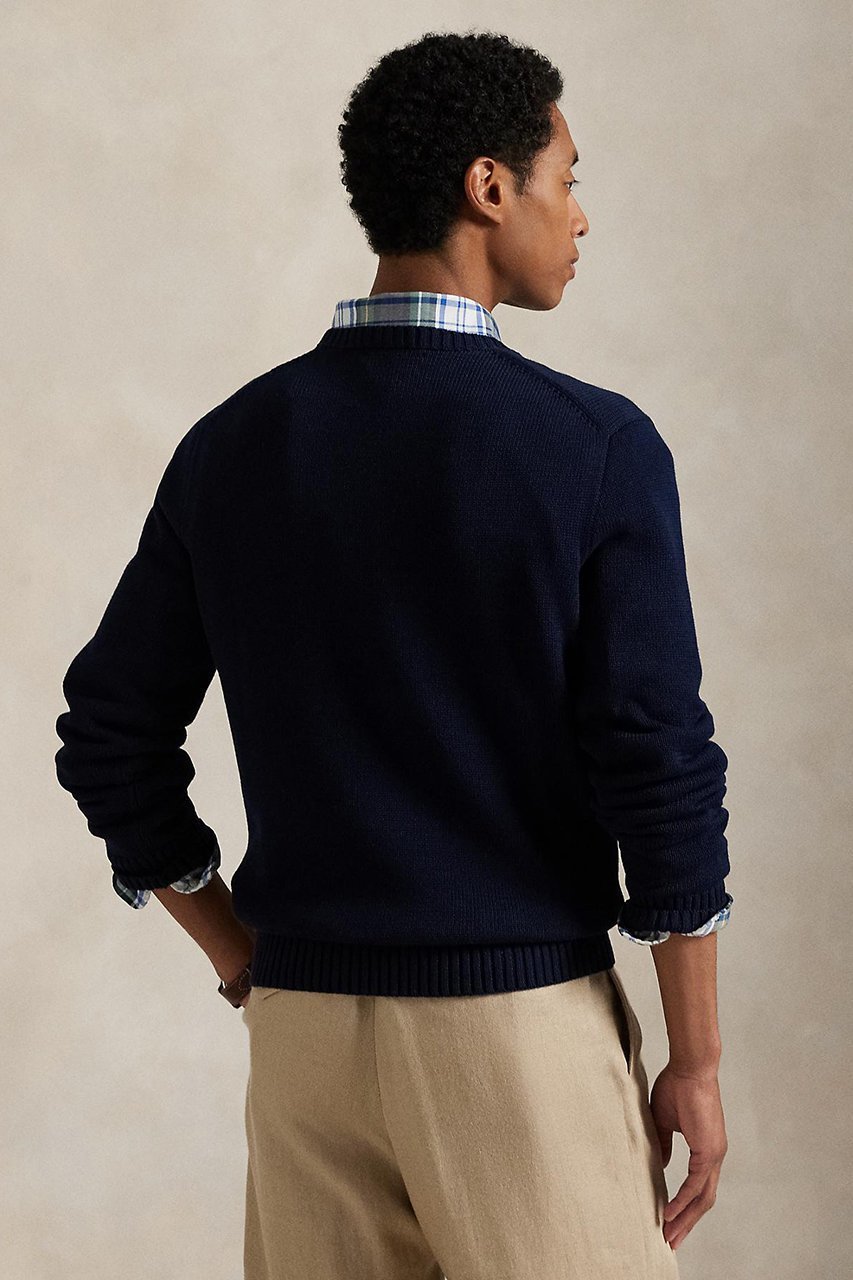 【ラルフローレン/RALPH LAUREN / MEN】の【MEN】【POLO RALPH LAUREN】コットン クルーネック セーター 人気、トレンドファッション・服の通販 founy(ファニー) 　ファッション　Fashion　メンズファッション　Fashion for Men　トップス・カットソー　Cut & Sew Tops　ニット・セーター / 定番トップス　Knit Tops & Sweaters　2025年　2025　2025-2026秋冬・A/W　Autumn/Winter 2025–26 AW25–26　セーター　Sweater, Knitwear　ベーシック　Basic, Essential　エレガント 上品　Elegant　A/W・秋冬　Autumn/Winter　other-4|ID: prp329100004645535 ipo3291000000033527534