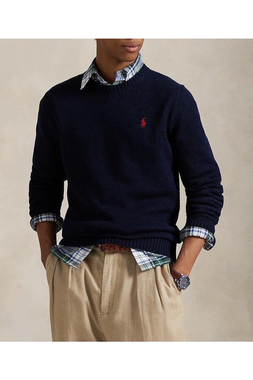 【ラルフローレン/RALPH LAUREN / MEN】の【MEN】【POLO RALPH LAUREN】コットン クルーネック セーター 人気、トレンドファッション・服の通販 founy(ファニー) 　ファッション　Fashion　メンズファッション　Fashion for Men　トップス・カットソー　Cut & Sew Tops　ニット・セーター / 定番トップス　Knit Tops & Sweaters　2025年　2025　2025-2026秋冬・A/W　Autumn/Winter 2025–26 AW25–26　セーター　Sweater, Knitwear　ベーシック　Basic, Essential　エレガント 上品　Elegant　A/W・秋冬　Autumn/Winter　other-5|ID: prp329100004645535 ipo3291000000033527535