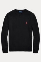 【ラルフローレン/RALPH LAUREN / MEN】の【MEN】【POLO RALPH LAUREN】コットン クルーネック セーター ブラック|ID:prp329100004645535