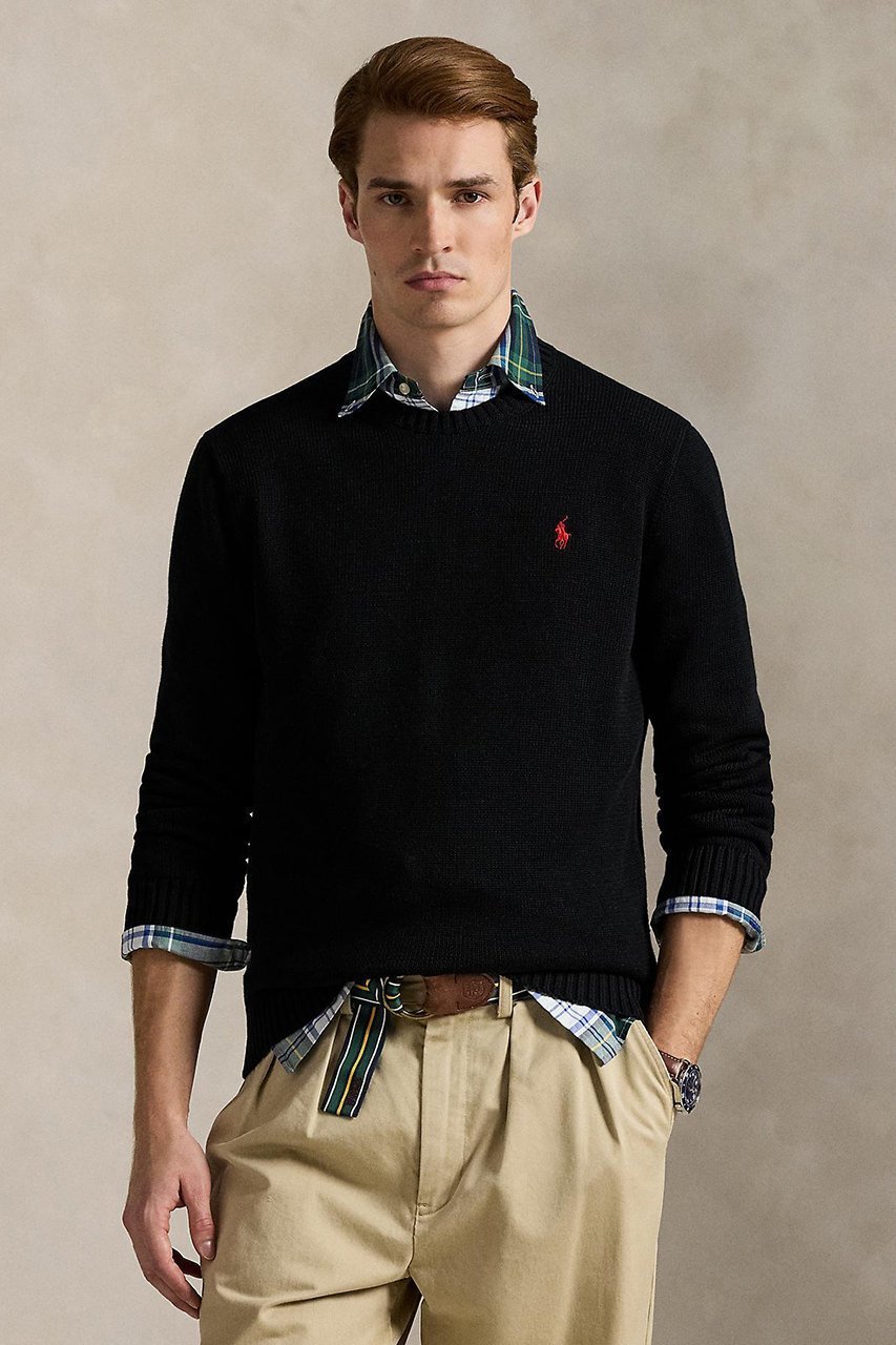 【ラルフローレン/RALPH LAUREN / MEN】の【MEN】【POLO RALPH LAUREN】コットン クルーネック セーター 人気、トレンドファッション・服の通販 founy(ファニー) 　ファッション　Fashion　メンズファッション　Fashion for Men　トップス・カットソー　Cut & Sew Tops　ニット・セーター / 定番トップス　Knit Tops & Sweaters　セーター　Sweater, Knitwear　ベーシック　Basic, Essential　エレガント 上品　Elegant　other-5|ID: prp329100004645535 ipo3291000000036888304