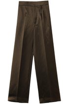 【ブラミンク/BLAMINK】のバックギャザーストレートパンツ ダークブラウン|ID: prp329100004645536 ipo3291000000035862820