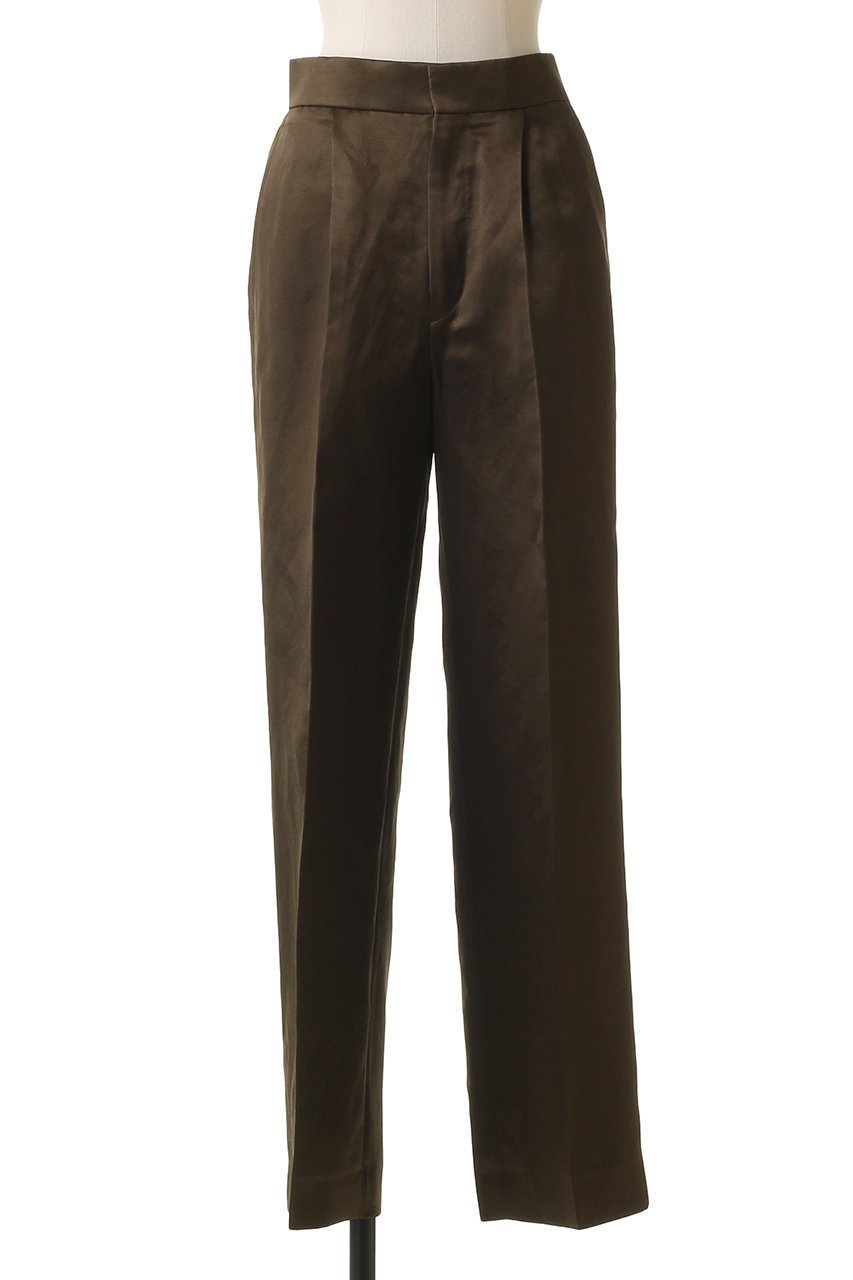 【ブラミンク/BLAMINK】のバックギャザーストレートパンツ 人気、トレンドファッション・服の通販 founy(ファニー) 　ファッション　Fashion　レディースファッション　Fashion for Women　パンツ　Pants & Trousers　バッグ　Bags　ストレート　Straight, Straight Cut　センター　Center, Center Line　other-2|ID: prp329100004645536 ipo3291000000035983402