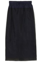 【ミラ ショーン バイ チカ キサダ/mila schon by chika kisada】のオーガンジー レイヤードスカート 人気、トレンドファッション・服の通販 founy(ファニー) ファッション Fashion レディースファッション Fashion for Women スカート Skirts ロングスカート Long Skirts / Maxi & Midi Skirts おすすめ Recommended / Our Picks オーガンジー Organza Fabric セットアップ Set-Up, Coordinated Outfit タフタ Taffeta, Structured Fabric ドローコード Drawcord, Drawstring Cord バランス Balance, Style Balance ロング Long, Long-Length thumbnail ブラック×ネイビー|ID: prp329100004645548 ipo3291000000036133557