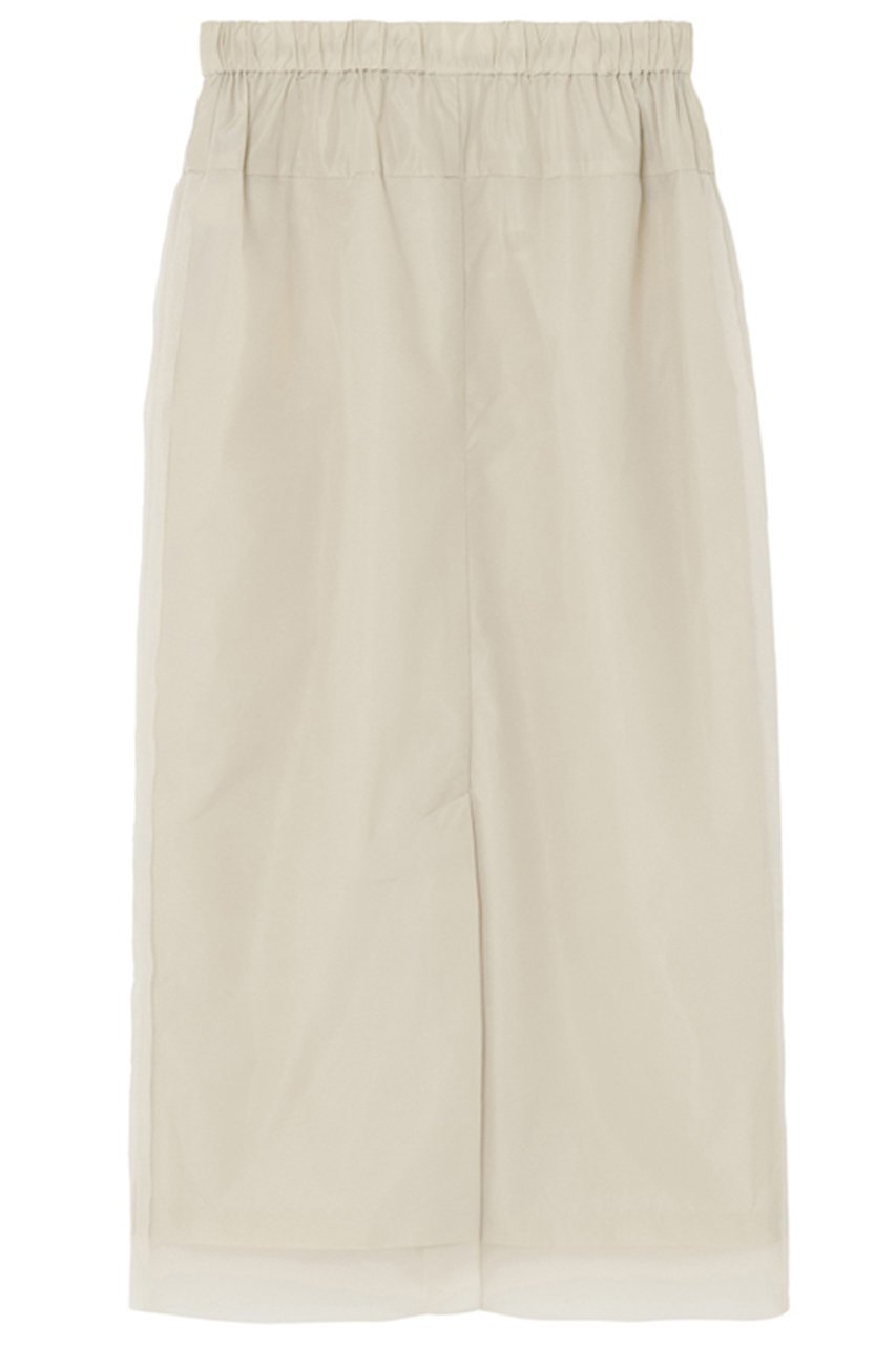 【ミラ ショーン バイ チカ キサダ/mila schon by chika kisada】のオーガンジー レイヤードスカート 人気、トレンドファッション・服の通販 founy(ファニー) 　ファッション　Fashion　レディースファッション　Fashion for Women　スカート　Skirts　ロングスカート　Long Skirts / Maxi & Midi Skirts　おすすめ　Recommended / Our Picks　オーガンジー　Organza Fabric　セットアップ　Set-Up, Coordinated Outfit　タフタ　Taffeta, Structured Fabric　ドローコード　Drawcord, Drawstring Cord　バランス　Balance, Style Balance　ロング　Long, Long-Length　other-2|ID: prp329100004645548 ipo3291000000036133559