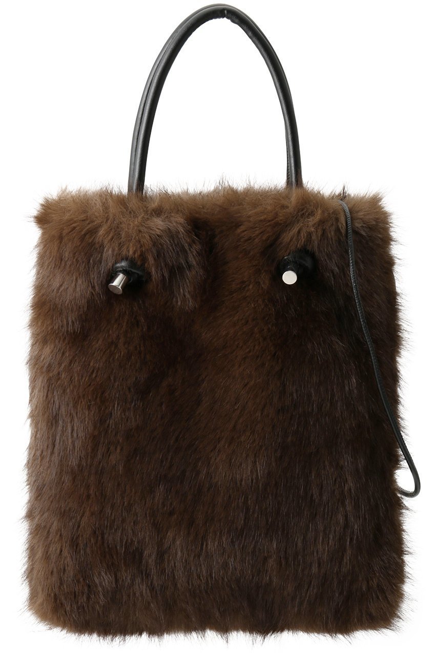 【アルアバイル/allureville】のヘアリーノットトート インテリア・キッズ・メンズ・レディースファッション・服の通販 founy(ファニー) 　ファッション　Fashion　レディースファッション　Fashion for Women　バッグ　Bags　エレガント 上品　Elegant　デニム　Denim, Jeans Material　ラグジュアリー　Luxury, Elegant　A/W・秋冬　Autumn/Winter　ブラウン|ID: prp329100004646669 ipo3291000000035798572