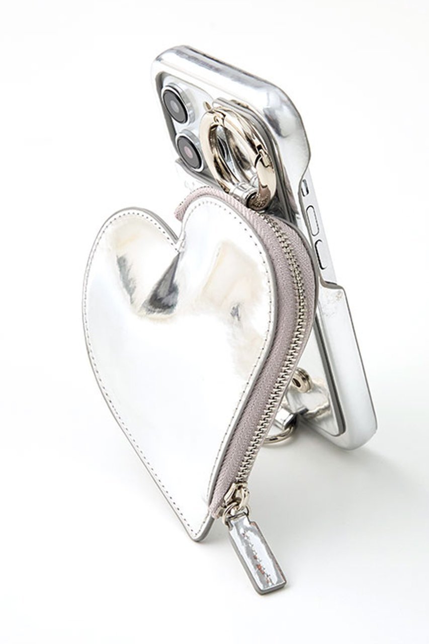 【エジュー/ajew】のiPhone16/16Pro ajew glow heart pocket case 人気、トレンドファッション・服の通販 founy(ファニー) 　ファッション　Fashion　レディースファッション　Fashion for Women　アクセサリー　Fashion Accessories　カメラ　Camera Accessories　ジップ　Zip, Zipper　ドッキング　Docking, Mixed Material　ポケット　Pocket, Pocket Detail　ループ　Loop, Loop Knit　A/W・秋冬　Autumn/Winter　再入荷　Restock / Back in Stock　おすすめ　Recommended / Our Picks　ホリデーシーズン　Holiday Season　iPhone アイフォーン　iPhone　other-2|ID: prp329100004646676 ipo3291000000035482046