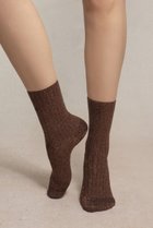 【ブルーフォレ/BLEUFORET】の6552 リブルレックス ソックス ブラウン|ID: prp329100004646680 ipo3291000000033540611