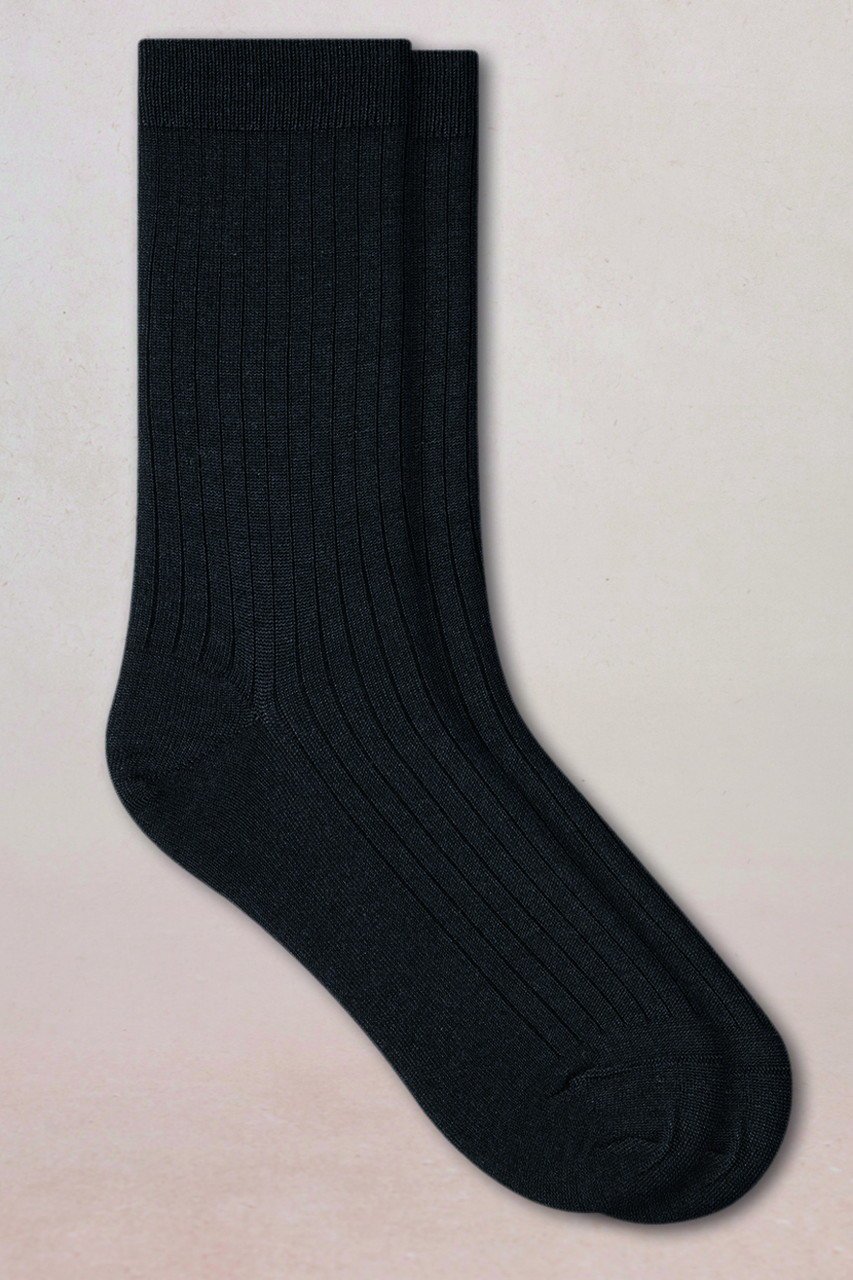 【ブルーフォレ/BLEUFORET】の6565 リブウールシルクソックス 人気、トレンドファッション・服の通販 founy(ファニー) 　ファッション　Fashion　レディースファッション　Fashion for Women　ソックス&靴下　Socks & Hosiery　レッグウェア・ストッキング　Legwear & Hosiery　2025年　2025　2025-2026秋冬・A/W　Autumn/Winter 2025–26 AW25–26　なめらか　Smooth, Silky Texture　シルク　Silk, 100% Silk　ソックス　Socks, Hosiery　ベーシック　Basic, Essential　A/W・秋冬　Autumn/Winter　other-2|ID: prp329100004646689 ipo3291000000033540645