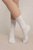 【ブルーフォレ/BLEUFORET】の6565 リブウールシルクソックス ベージュ|ID: prp329100004646689 ipo3291000000035938703