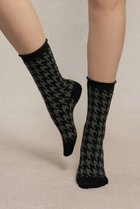 【ブルーフォレ/BLEUFORET】の6563 千鳥格子ファインウールソックス 人気、トレンドファッション・服の通販 founy(ファニー) ファッション Fashion レディースファッション Fashion for Women ソックス&靴下 Socks & Hosiery レッグウェア・ストッキング Legwear & Hosiery 2025年 2025 2025-2026秋冬・A/W Autumn/Winter 2025–26 AW25–26 ソックス Socks, Hosiery エレガント 上品 Elegant A/W・秋冬 Autumn/Winter thumbnail ブラック|ID: prp329100004646690 ipo3291000000033540649