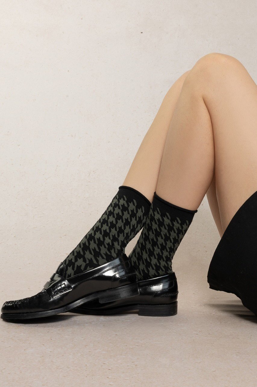 【ブルーフォレ/BLEUFORET】の6563 千鳥格子ファインウールソックス 人気、トレンドファッション・服の通販 founy(ファニー) 　ファッション　Fashion　レディースファッション　Fashion for Women　ソックス&靴下　Socks & Hosiery　レッグウェア・ストッキング　Legwear & Hosiery　2025年　2025　2025-2026秋冬・A/W　Autumn/Winter 2025–26 AW25–26　ソックス　Socks, Hosiery　エレガント 上品　Elegant　A/W・秋冬　Autumn/Winter　other-3|ID: prp329100004646690 ipo3291000000033540651