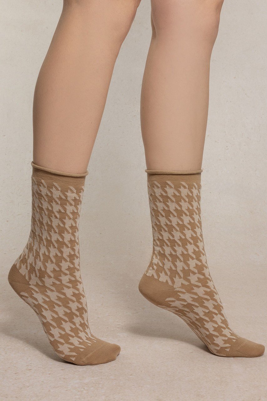 【ブルーフォレ/BLEUFORET】の6563 千鳥格子ファインウールソックス インテリア・キッズ・メンズ・レディースファッション・服の通販 founy(ファニー) ファッション Fashion レディースファッション Fashion for Women ソックス&靴下 Socks & Hosiery レッグウェア・ストッキング Legwear & Hosiery ソックス Socks, Hosiery エレガント 上品 Elegant A/W・秋冬 Autumn/Winter グレー|ID: prp329100004646690 ipo3291000000035798661