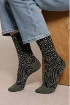 【ブルーフォレ/BLEUFORET】の6562 レオパードファインウールソックス ライトグリーン|ID: prp329100004646691 ipo3291000000033540655