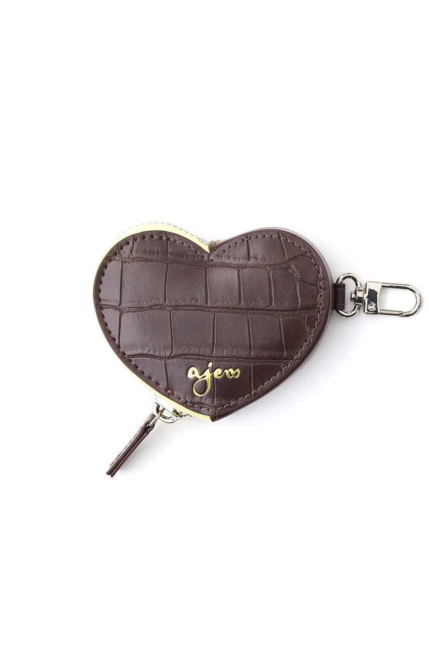 【エジュー/ajew】の【8/25 8:00販売開始】ajew croco heart pouch 人気、トレンドファッション・服の通販 founy(ファニー) 　ファッション　Fashion　レディースファッション　Fashion for Women　ポーチ&ミニバッグ　Pouches & Mini Bags　2025年　2025　2025-2026秋冬・A/W　Autumn/Winter 2025–26 AW25–26　アクセサリー　Fashion Accessories　クロコ　Crocodile, Croc Embossed　シルバー　Silver, Metallic Silver　スマホケース　Smartphone Case　ポーチ　Pouch, Small Case　A/W・秋冬　Autumn/Winter　other-2|ID: prp329100004646693 ipo3291000000033540670