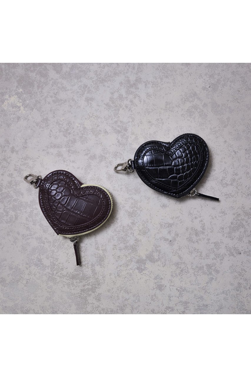 【エジュー/ajew】の【8/25 8:00販売開始】ajew croco heart pouch 人気、トレンドファッション・服の通販 founy(ファニー) 　ファッション　Fashion　レディースファッション　Fashion for Women　ポーチ&ミニバッグ　Pouches & Mini Bags　2025年　2025　2025-2026秋冬・A/W　Autumn/Winter 2025–26 AW25–26　アクセサリー　Fashion Accessories　クロコ　Crocodile, Croc Embossed　シルバー　Silver, Metallic Silver　スマホケース　Smartphone Case　ポーチ　Pouch, Small Case　A/W・秋冬　Autumn/Winter　other-6|ID: prp329100004646693 ipo3291000000033540674