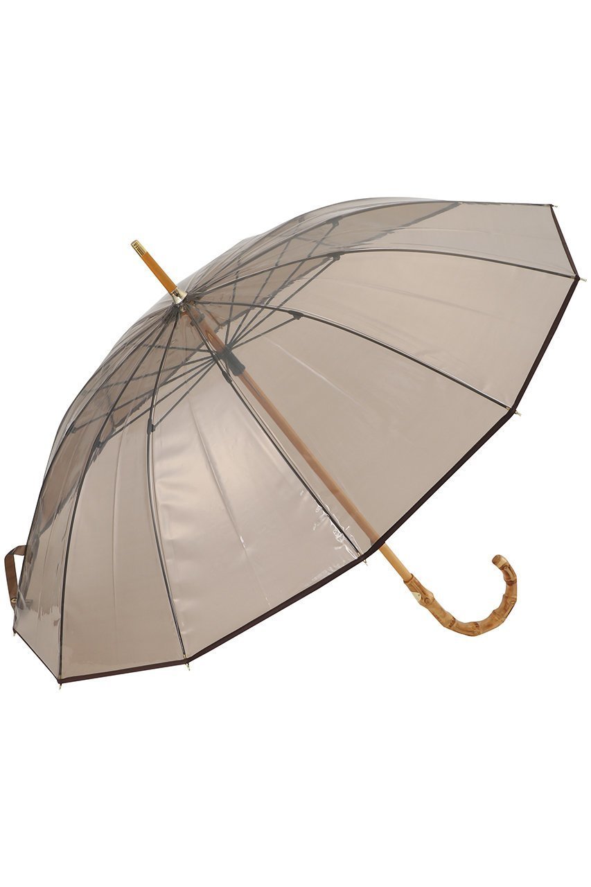 【マルティニーク/martinique】の【Traditional Weatherwear 】クリアアンブレラ インテリア・キッズ・メンズ・レディースファッション・服の通販 founy(ファニー) 　ファッション　Fashion　レディースファッション　Fashion for Women　レイングッズ・傘・晴雨兼用傘　Umbrellas & Rain Gear　ハンカチ　Handkerchief, Hanky　エレガント 上品　Elegant　傘　Umbrella, Parasol　時計　Watch, Wristwatch　ブラウン|ID: prp329100004646695 ipo3291000000035938723