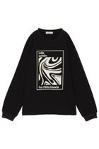 【ミラ ショーン バイ チカ キサダ/mila schon by chika kisada】のMBYCグラフィック ロングスリーブTシャツ ブラック|ID: prp329100004646697 ipo3291000000033540703