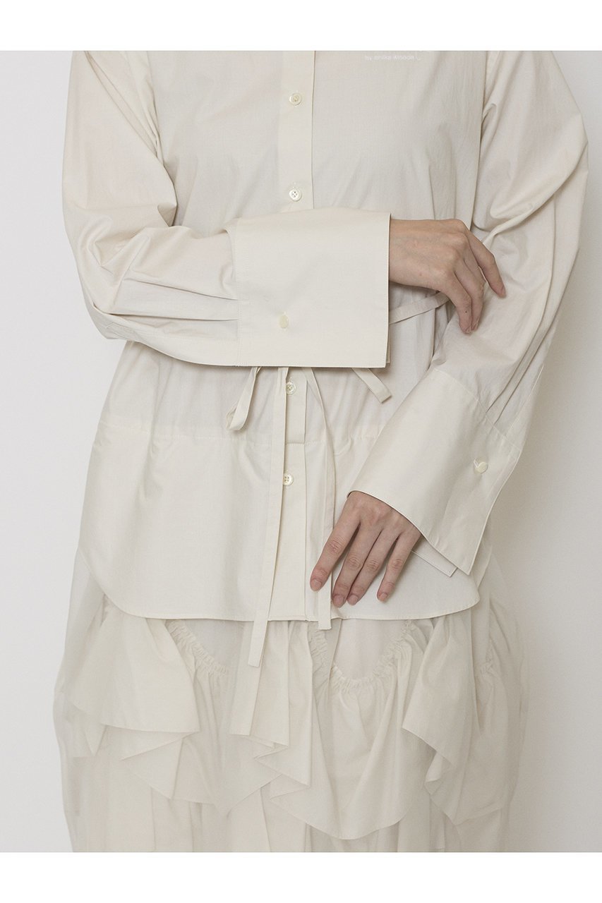 【ミラ ショーン バイ チカ キサダ/mila schon by chika kisada】のスビンコットン シャツドレス 人気、トレンドファッション・服の通販 founy(ファニー) 　ファッション　Fashion　レディースファッション　Fashion for Women　ワンピース　Dresses　フォーマル・パーティードレス・結婚式用ドレス　Elegant & Casual Dresses　チュニック　Tunic Tops & Dresses　2025年　2025　2025-2026秋冬・A/W　Autumn/Winter 2025–26 AW25–26　なめらか　Smooth, Silky Texture　オーガンジー　Organza Fabric　ギャザー　Gathered, Ruffled　チュニック　Tunic, Long Top　ドレス　Dress, One-Piece　ロング　Long, Long-Length　エレガント 上品　Elegant　A/W・秋冬　Autumn/Winter　other-5|ID: prp329100004646701 ipo3291000000033540736